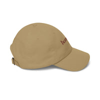 Bearsnack Wordmark Dad Cap, Embroidered Bear Paw Cotton Twill Hat