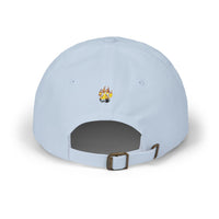 Bearsnack Wordmark Dad Cap, Embroidered Bear Paw Cotton Twill Hat