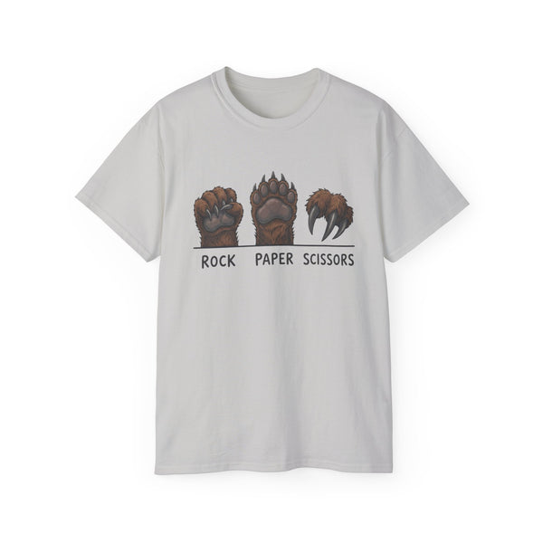 the rock-paper-scissors tee