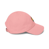 Watercolor Bear Paw Dad Cap, Low Profile Cotton Twill Hat, Bear Lover Accessory