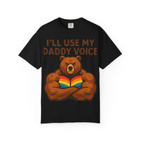 Daddy Voice Bear Pride Shirt, Muscular Bear LGBTQ Tee, Comfort Colors Cotton