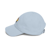Watercolor Bear Paw Dad Cap, Low Profile Cotton Twill Hat, Bear Lover Accessory
