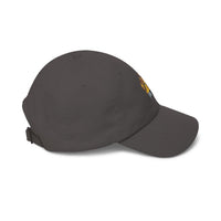 Watercolor Bear Paw Dad Cap, Low Profile Cotton Twill Hat, Bear Lover Accessory
