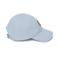 Watercolor Bear Paw Dad Cap, Low Profile Cotton Twill Hat, Bear Lover Accessory