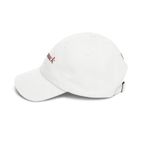 Bearsnack Wordmark Dad Cap, Embroidered Bear Paw Cotton Twill Hat